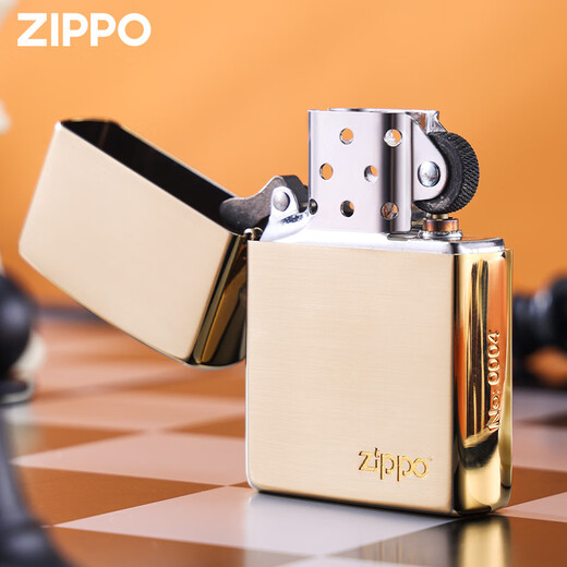 Zippo Loger Logo Classic Shell Gravé à vent Kérosène Boyfriend Gift Classic Logo Nouvelle machine Dy9902US sans huile