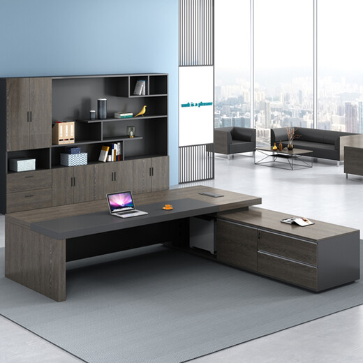 Lan Ran Office Furniture Boss Desk Executive Desk Executive Desk Manager Desk President Desk 2.0 Meters + Boss Chair