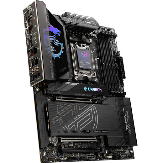 AMD锐龙9700X 9900X 9950X 9800X3D CPU处理器搭微星X870 X870E 主板CPU套装 板U套装 微星X870E CARBON WIFI暗黑 R9 9950X3D盒装