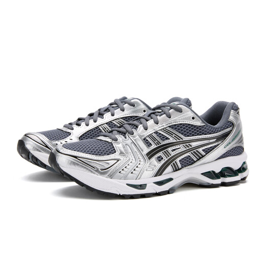 亚瑟士（asics）休闲鞋男女鞋GEL-KAYANO14新款耐磨低帮透气运动鞋1203A537 【女款】白色/银色/1202A056-109 36 内长22.5cm