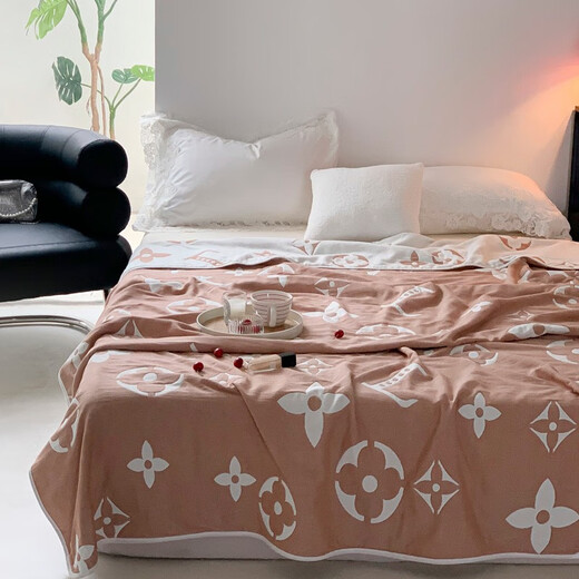 Towel quilt six-layer gauze pure cotton summer cool quilt air-conditioned quilt double cotton summer children's baby nap blanket A small age 150*200cm single style/pure cotton 6 layers