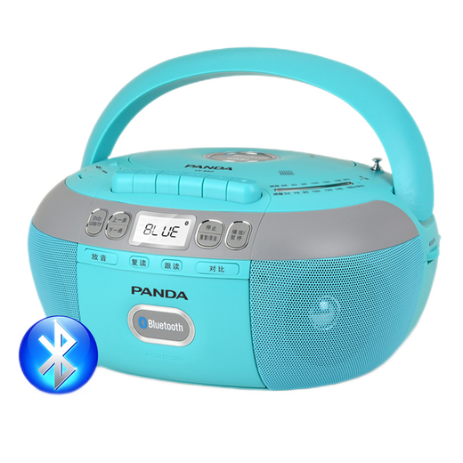 Panda (panda) CD107 Cad Player Recorder CD Player Reproductor de CD DVD Reproductor de Aprendizaje Inglés CD880 White [Bluetooth CD/DVD/Carácter]