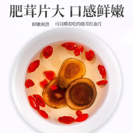 修年堂鹿茸片礼盒长白山粉片血片泡酒煲汤料 送长辈滋补营养品年货礼盒