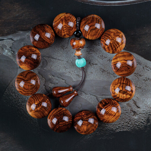 Dalong Hainan Huanghuali Purple Avocado Bracelet Men's Full of Water Wave Tumor Scar 2.0 Haiyang Bracelet Wenwan Buddhist Beads Collection CHS025