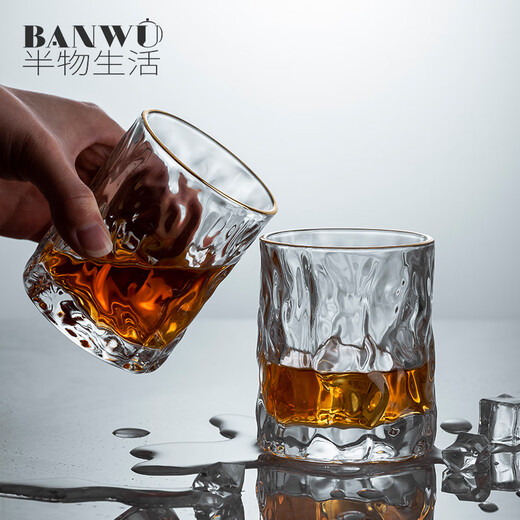 Half Life Whiskey Glass Phnom Penh Foreign Wine Glass High-end Beer Glass Creative Glacier Cup Glass Drinking Cup