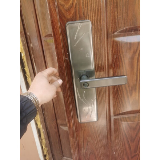 Rennan Smart Door Lock Cover Cubierta de lluvia personalizada Localización de huellas dactilares Tarjeta de lluvia Control Control de acceso a impermeable Caja de protección de bloqueo de contraseña P1585 Cubierta de lluvia más pegamento