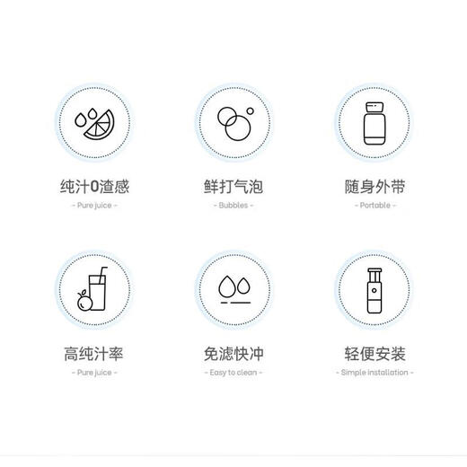 
Mofei MR9900 press rod bubble stick juice cup grinding head grinding mesh bubble bullet juicer MR9901 accessories MR9900 press rod coconut milk white