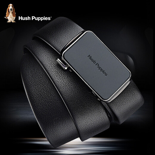 Hush Puppies Cinturón para hombres Cinturón de cuero genuino Hebilla automática Negocio Corquel Birt Box Regalo Regalo de cumpleaños para novio