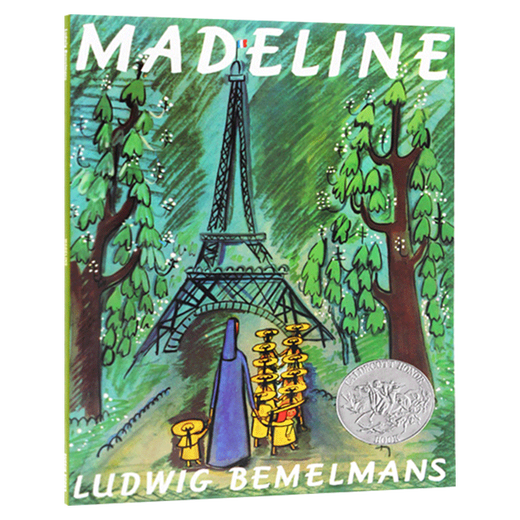 英文原版绘本 玛德琳 Madeline 凯迪克银奖 儿童英语图画故事书 蓝思阅读指数AD680L