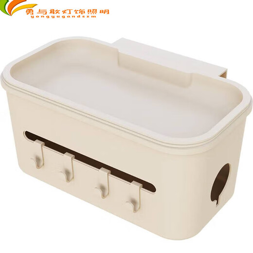 Cesta de colgantes de almacenamiento de cuna al lado de la mesa de alimentación de la mesa del pañal para el cabello de la cabecera Bolsa de almacenamiento de saliva crema colgante de la canasta de colgantes blancos y cinco [5 funciones principales]