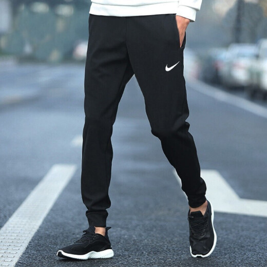 耐克（NIKE）运动套装男装 25夏季新款商务休闲翻领POLO衫短袖T恤 小脚裤长裤 FN3895-063+CZ6380-010 M