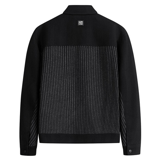 Tanzen mit der Herbst- und Winterententung der Wolf Jacke Herren und Winter Down Down Lteel Wolle Down Down Jacket Jacke Männer 001 schwarz 185