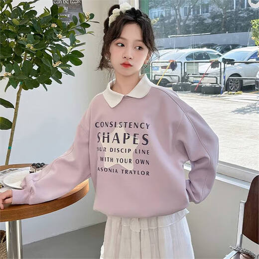 儿童春秋卫衣2025新款女童时髦洋气秋装衣服大童女孩秋季上衣童装 NN-A997【绿色】春秋款 160cm