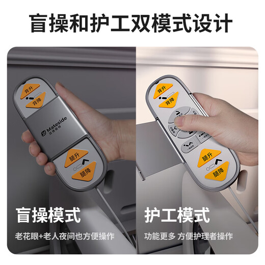 Medester Elektrisches Pflegebett, Heim-Lähmungsbett für ältere Menschen, multifunktionales Urinal- und Kot-medizinisches, intelligentes Bett für ältere Menschen, E61-LITE