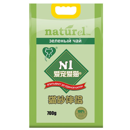 N1 Love Pet Cat N1 Tofu Cat Litter Companion 700g Aloe Vera Flavor When used with cat litter, it clumps easily and can be flushed in the toilet.