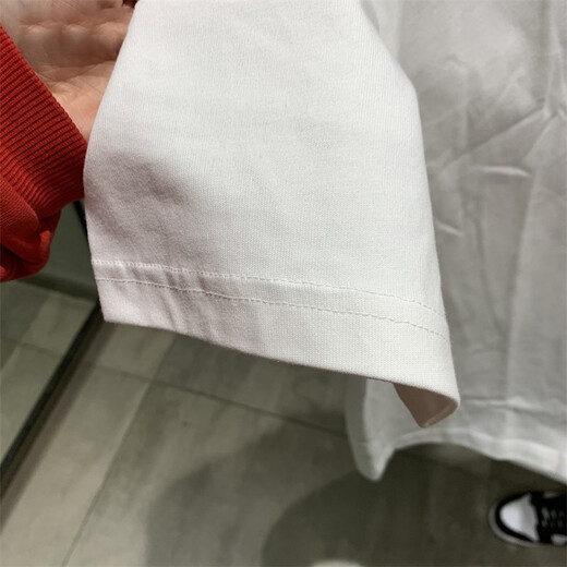 阿迪达斯（adidas）男装 夏季新款运动服NEO针织透气宽松圆领上衣短袖T恤 HC9717 白色 L