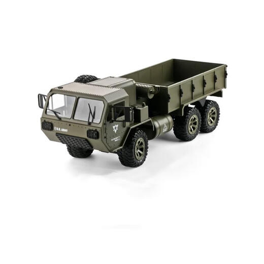 Igiftfire Vollwertiges RC-Fernbedienungsfahrzeug mit sechsrades Sechsrad-Sechsrad-LKW-Modell mit Schwerladungspickup mit Sechsrad-Lkw-Lkw-Sechsrad-Fahrzeug mit differenziert verbesserten Metallwellen zweiteiligen Lithium-Batterie-Spiels für 2 Stunden