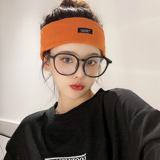 Haiyiduo Knitted Headband Sports Headband Winter Headband Headband Women's Fall and Winter Forehead Protector Warm Wool Headband Story Main Picture Two-piece Set