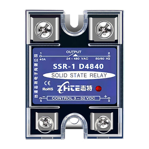 XMSJ40A固态继电器220V交流小型12V24V100a直流控交流模块SSR-1D4840 单相直流控交流10DA 单相10DA
