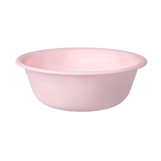 SPACEXPERT plastic washbasin small light pink 33cm thickened durable plastic basin kitchen sink basin laundry basin footbath