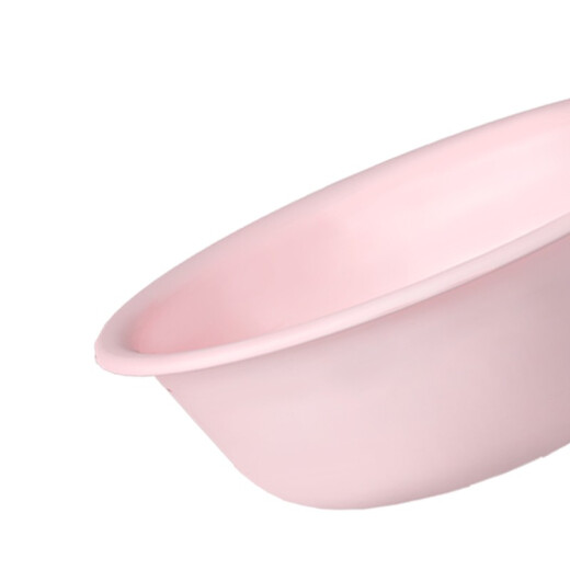 SPACEXPERT plastic washbasin small light pink 33cm thickened durable plastic basin kitchen sink basin laundry basin footbath