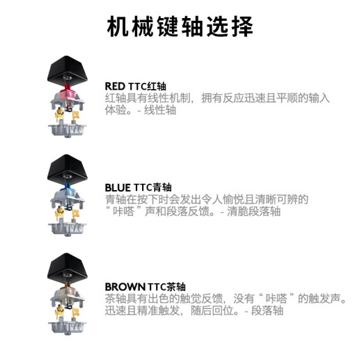 罗技（Logitech）K845机械键盘 有线游戏电竞机械键盘 104键全尺寸 电脑办公键鼠套装 K845(茶轴)+G102