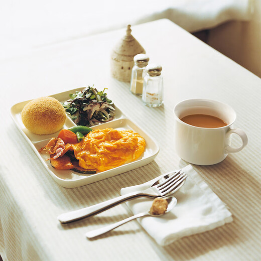 MUJI rice porcelain cup, water cup, coffee cup, home simple, about 330ml 4S