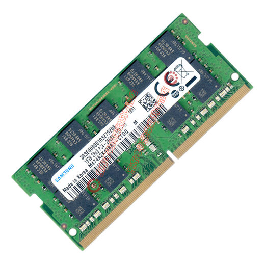 Samsung (SAMSUNG) original PC4 DDR4 ECC SODIMM fourth generation notebook server error correction and verification memory module Synology NAS Lenovo Dell mobile workstation memory module ECC SODIMM DDR4 2666 16G
