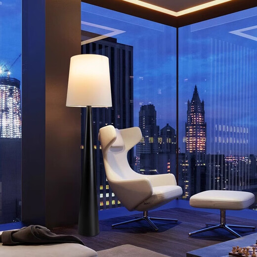 Zhongshuai Italian style mushroom lamp Nordic light luxury Internet celebrity living room bedroom floor lamp designer model room famous creative standing lamp 1.7 meters - warm light