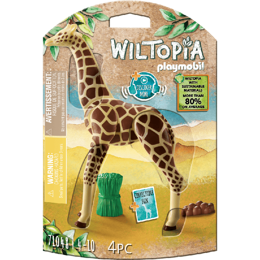 Playmobil simulated animal series giraffe environmentally friendly material 4-10 birthday gifts for boys and girls