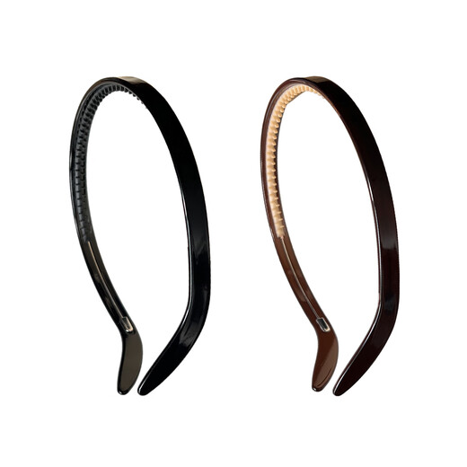 Sarah Deer Korean FRANCE gold label headband pressed hairpin French retro leopard print tortoise color hairband suitable for wearing glasses black