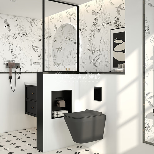 
Apple Elf Ceramic Tiles 600x1200 Flower Tiles Kitchen Bathroom Balcony Floor Tiles French Style Bathroom Wall Tiles Antique Tiles H12605 600x1200mm