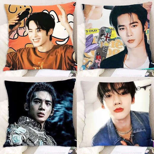 Yushi pillow Fengshen Jifa peripheral double-sided cushion best friend classmate birthday gift room dormitory pillow Yushi 2 45x45cm (pillow core + pillowcase)