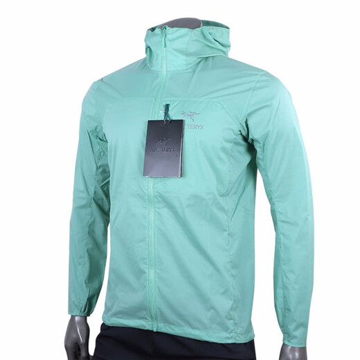 Arc'teryx (ARC TERYX) men's outdoor skin coat, windbreaker, hoodie, shell jacket, sunshade fishing clothing, sun protection clothing, Squa-mish-25172-Black S (recommended 60-70kg)