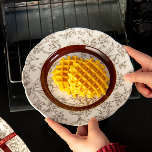 SUCCOHOMEWARE French retro tableware set, high-end gift box, ceramic bowls and plates, complete set, wedding and engagement gift, moving house, food for 4 people - high-end gift box (JD Logistics) fast delivery to the next day