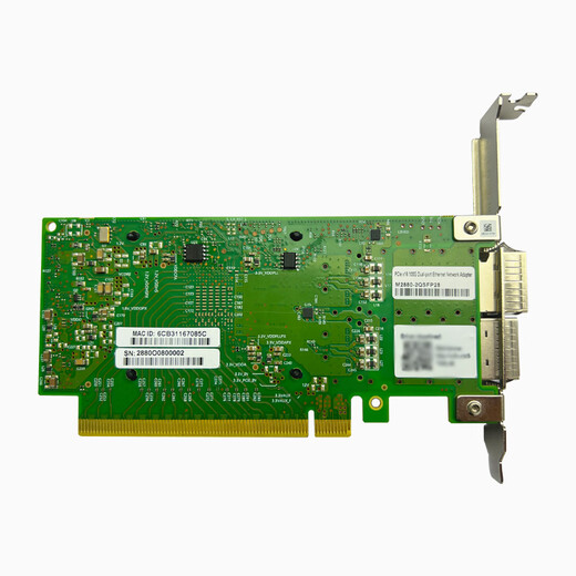 Mellanox ConnectX-5 VPI Mellanox-Chip 100G ist kompatibel mit MCX556A-ECAT Dual-Port-Hochgeschwindigkeits-RDMA/IB/EDR-Modus PCIE-4.0 100G Dual-Port (einschließlich 2 Multimodul-MPO + 2 3-m-Jumper)
