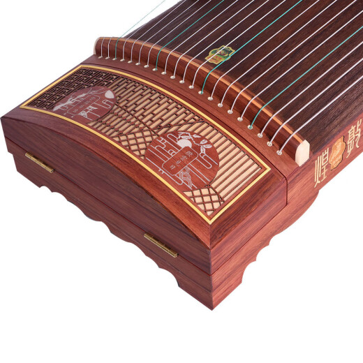 Brand Dunhuang Dunhuang Guzheng 694L MAHOGANIA Examen de calificación de neblina Piano cinco colores en la familia Xiangte Antiguo Yisou Solid Wood Profesional Performance Grado 8694MT Yunkaijian Sun (conjunto completo de accesorios)
