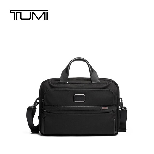 TUMI Alpha3 Series Ballistic Nylon Men's Briefcase Computer Bag 02603115D3 Black