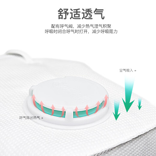 
Baoweikang 9711v head-mounted kn90 protective mask with respiratory valve four-layer anti-industrial dust and haze pm2.5 mask