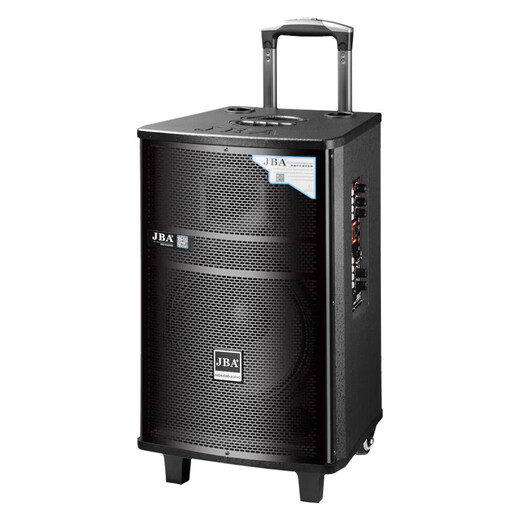 JBA outdoor square dance singing speaker with sound card professional karaoke speaker high-power trolley speaker wireless bluetooth school meeting event hotel portable wireless microphone A-26 (8 inches) + luxury gift package