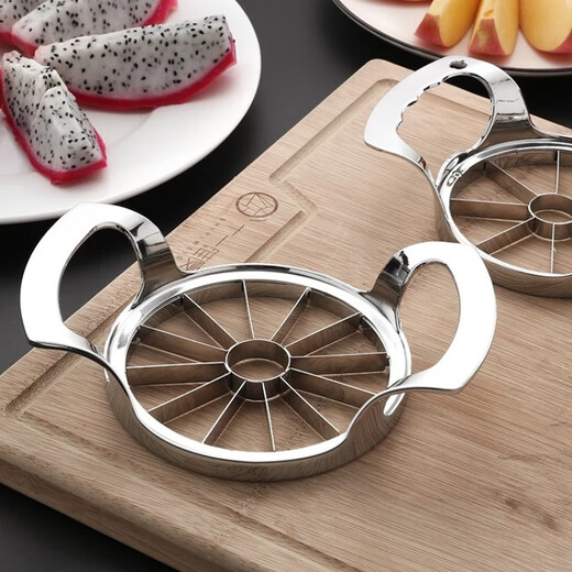 Qiashuo multi-functional stainless steel Sydney apple slicer and divider, household fruit cutting tool and quick cutter. Stainless steel material + eight blades + special core knife. Limited time sale. Kitchen. Effortless to cut anything.