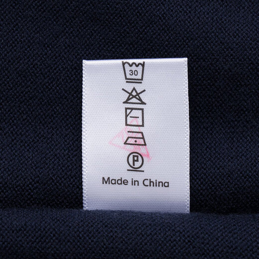 CAMICISSIMA Warm Spring and Summer Men's Warm Wool Sweater Navy Round Neck Pullover Navy XL 54