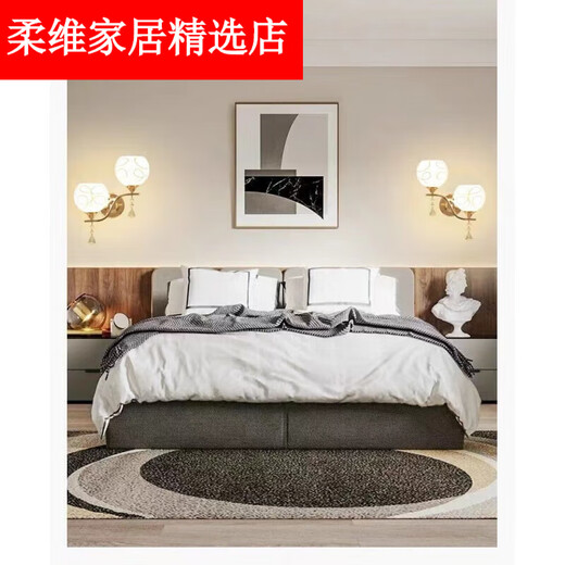 Qili Caifan двуглавый настенный светильник, современный минималистичный прикроватный светильник для спальни, креативный фон для гостиной, лестничный проход, супер яркий настенный светильник 5 6182 пар, 16 Вт