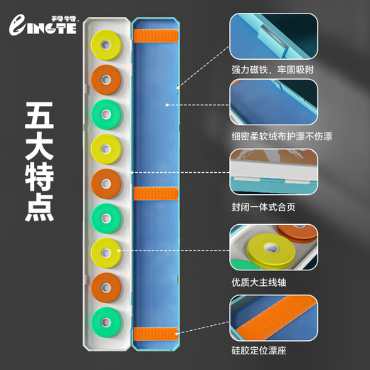Float box multi-functional special large capacity lightweight new fish float fishing line three-in-one special storage box 55cm large capacity double-layer ABS float box + main line box green