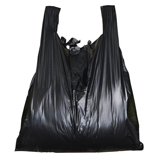 Large black plastic bag thickened vest bag clothing packing moving bag 100 pieces 65*88 thick