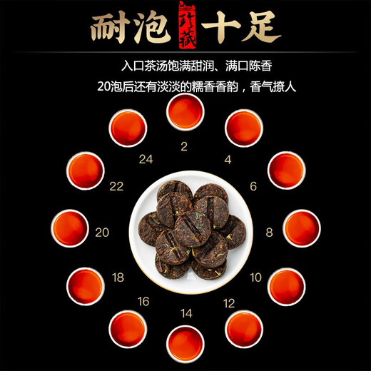 茗杰 糯米香小沱茶叶 云南糯香普洱小沱茶黑茶熟茶 礼盒装750g