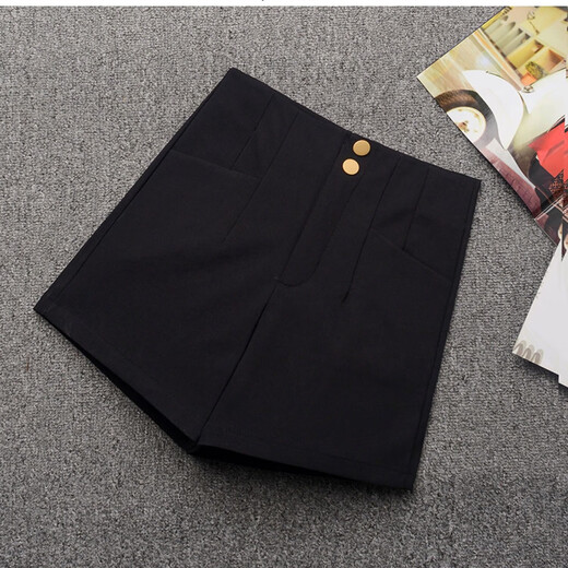LeCali High Waist Shorts Spring and Summer Hot Pants Women's Leggings Boot Trousers Tight Dance Pants for Outerwear and Versatile A-Line Suit Style High Waist Shorts No Velvet XL 130Jin Jin is equal to 0.5kg
