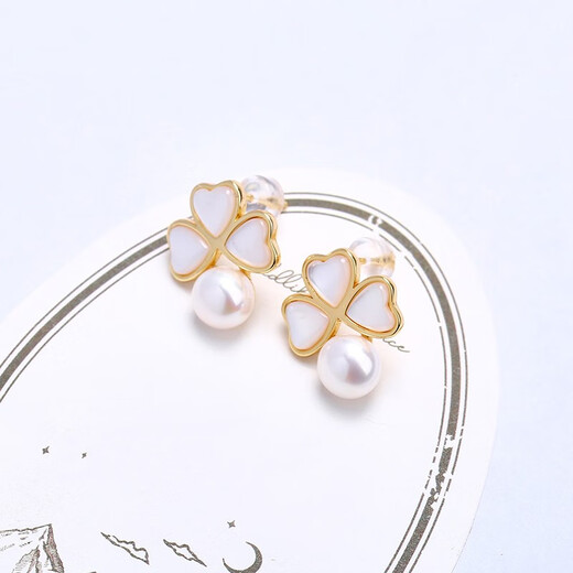 OLIVEIRA OLIVEIRA Pearl Pendant Ring Earrings New Three-piece Set Set Series C3-1295-1