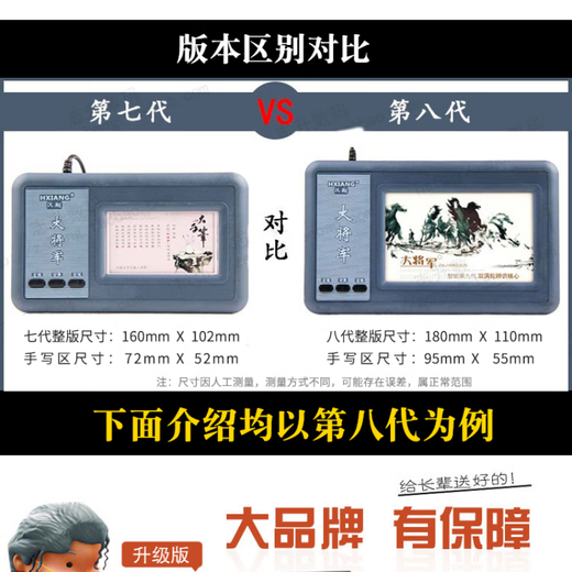 General Hanxiang Computer-Handschrifttafel, treiberfrei, 8. Generation, ältere Handschrifteingabetafel, Sprache, XP, 7. Generation, Win10, 8. Generation, treiberfreie Version (installiert den Treiber automatisch), 18 x 11 cm