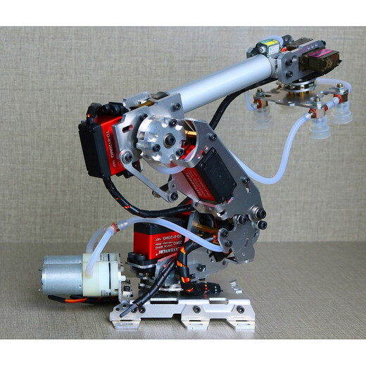 Lingle Robotic Arm Multi-degree-of-freedom manipulator Industrial model Six-axis robot 201 customized frame (without steering gear)